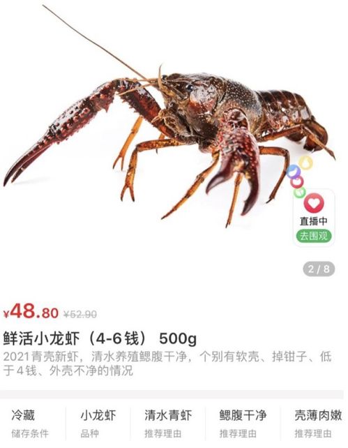 今年小龍蝦上市早,生鮮平臺銷量同比增長超220 鮮活小龍蝦加上調味料 日銷數萬份